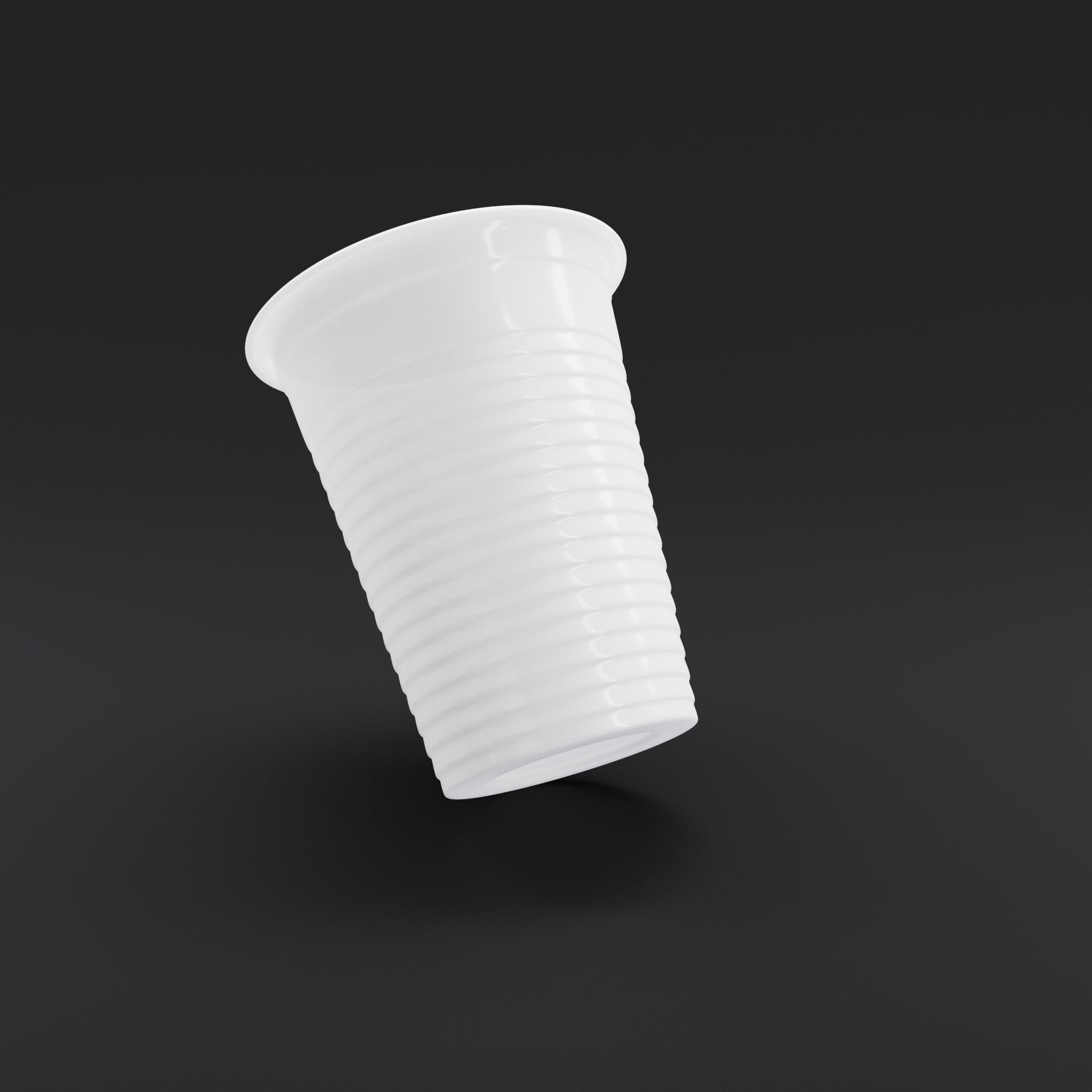 Plastic Cup 3D model_6