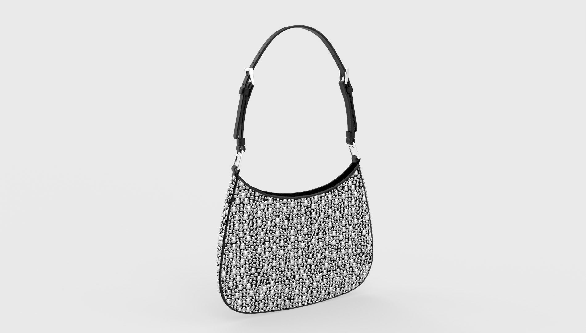 handbag-Prada Low-poly 3D model_7