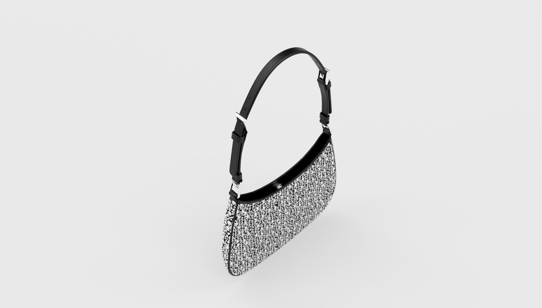 handbag-Prada Low-poly 3D model_8