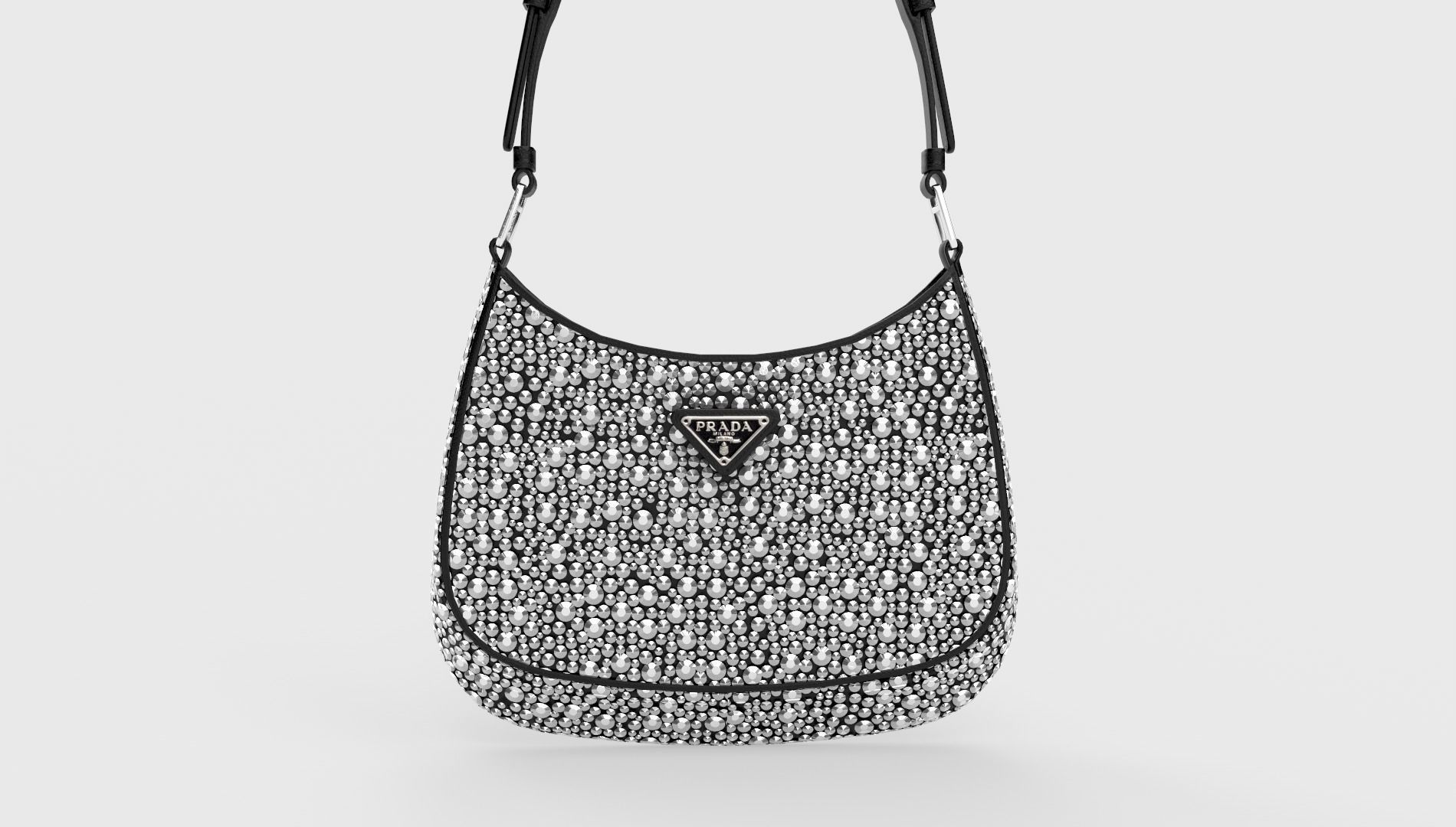 handbag-Prada Low-poly 3D model_10