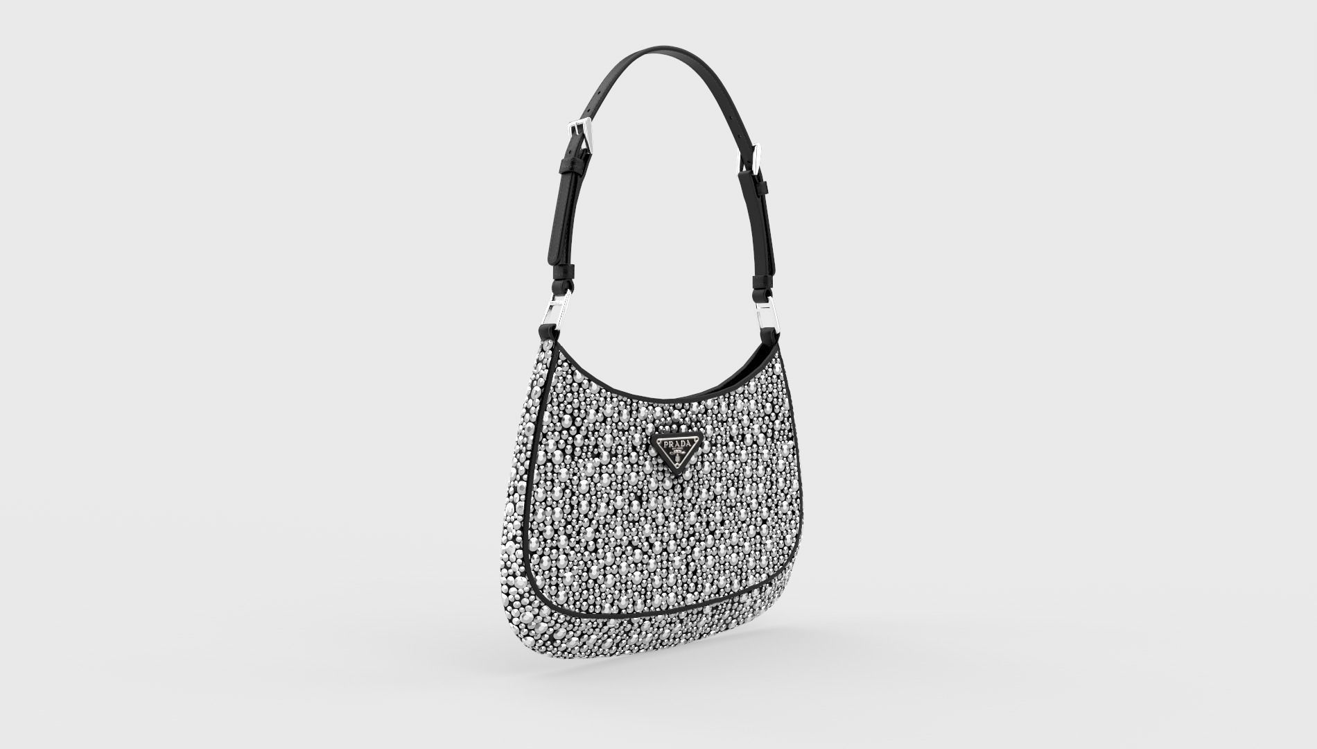 handbag-Prada Low-poly 3D model_2