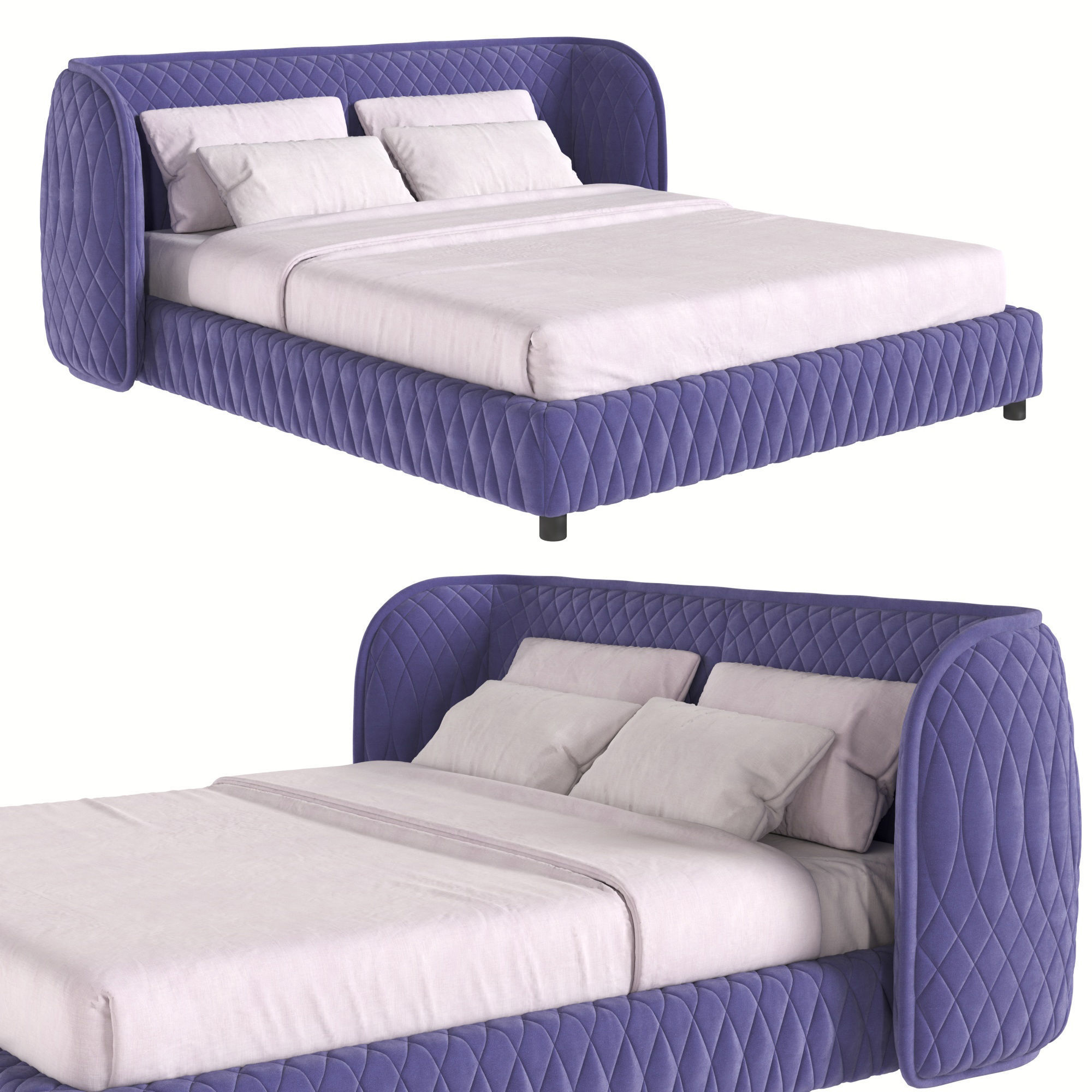 Bed Redondo by Moroso 3D model | CGTrader