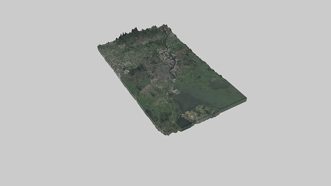AMSTERDAM City Low-poly 3D model