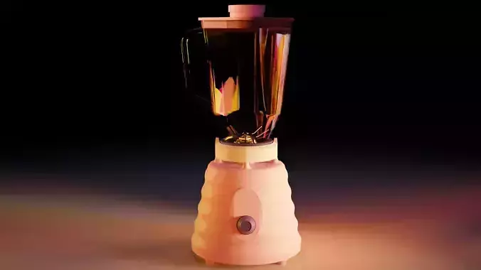 Blender for kitchen Free low-poly 3D model