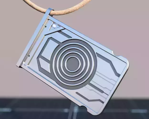 Tron Legacy-Inspired Sam Necklace Pendant 3D Model 3D print model