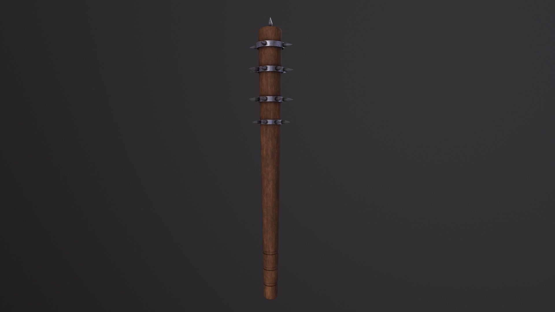 Spiked Club 3D Model Low-poly 3D model_5