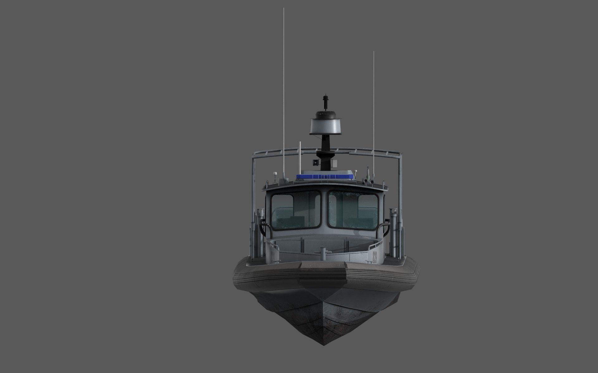 Sea Ark US Navy Low-poly 3D model_1