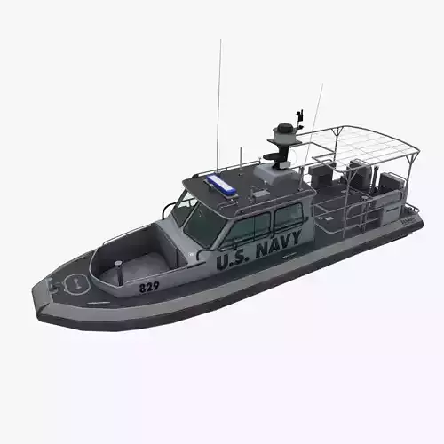  Sea Ark US Navy Low-poly 3D model