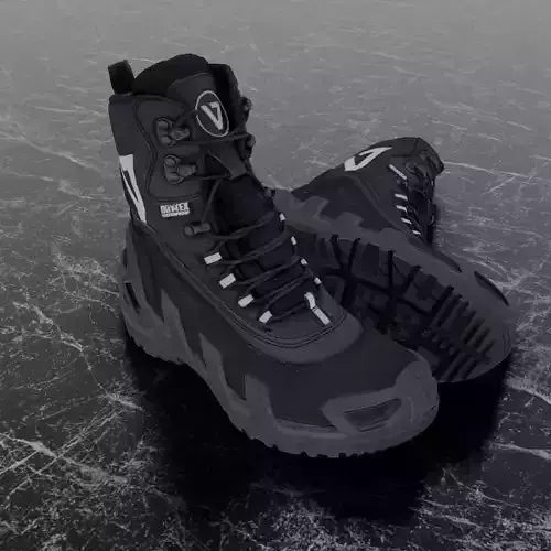 VANEDA 3D BOOTS - BLACK