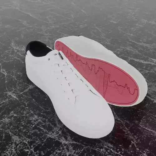 TOMMY HILFIGER 3D SHOE - WHITE 