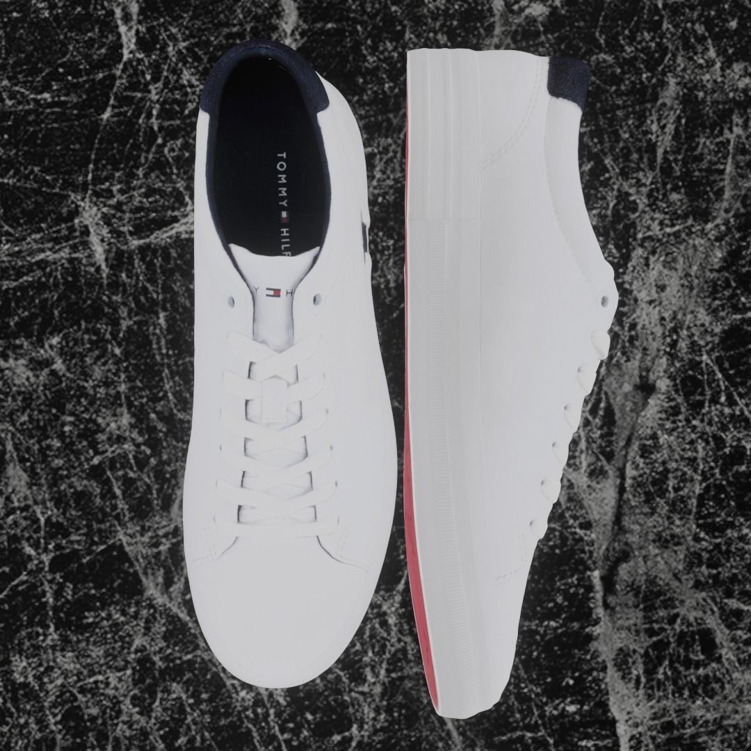 TOMMY HILFIGER 3D SHOE - WHITE Low-poly 3D model_2