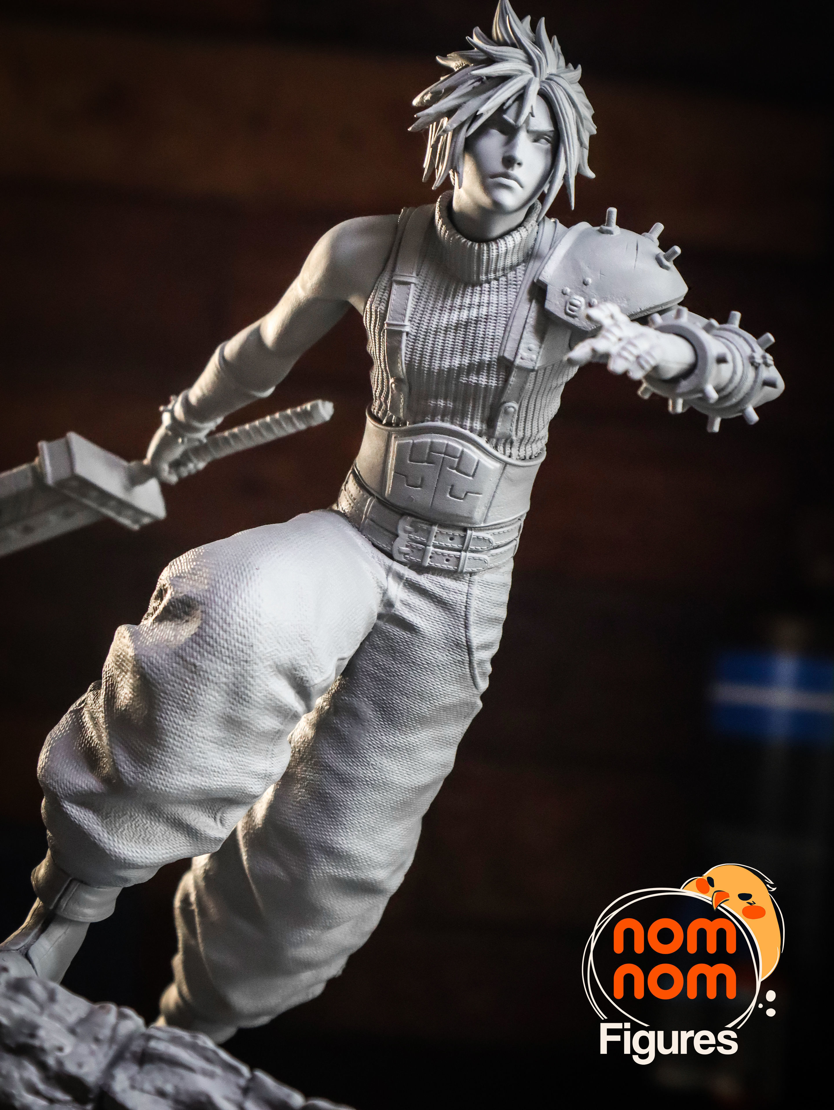 Cloud Strife- Final Fantasy VII 3D print model_17