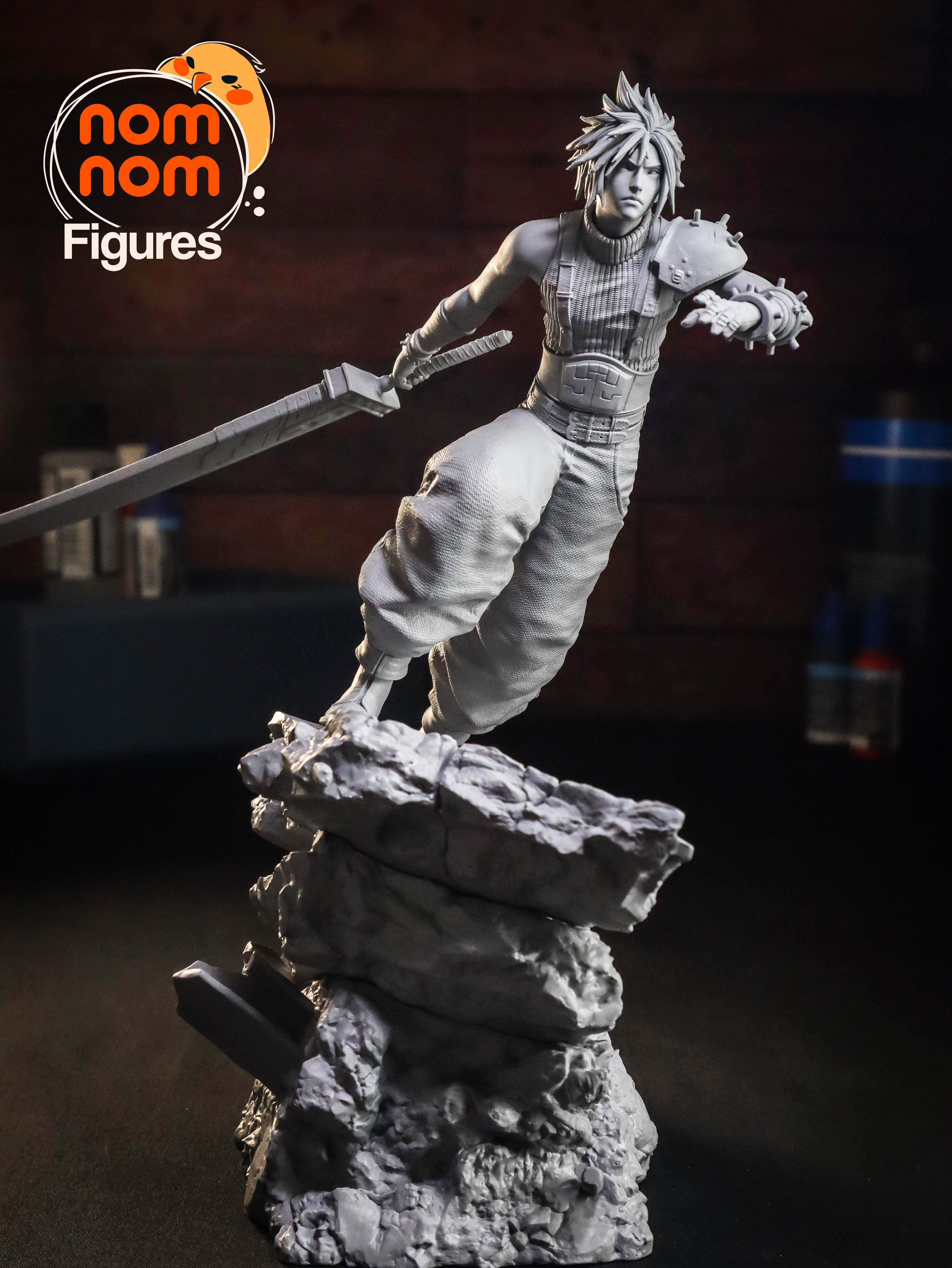 Cloud Strife- Final Fantasy VII 3D print model_12