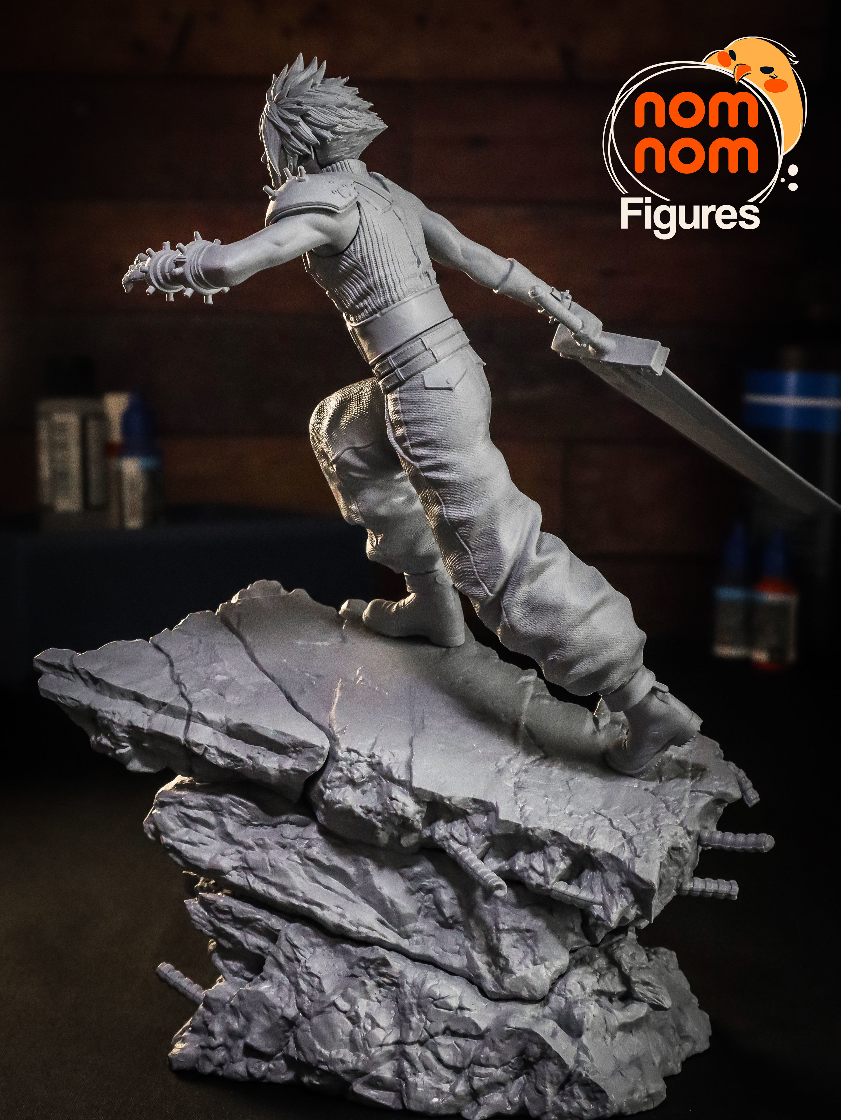 Cloud Strife- Final Fantasy VII 3D print model_15