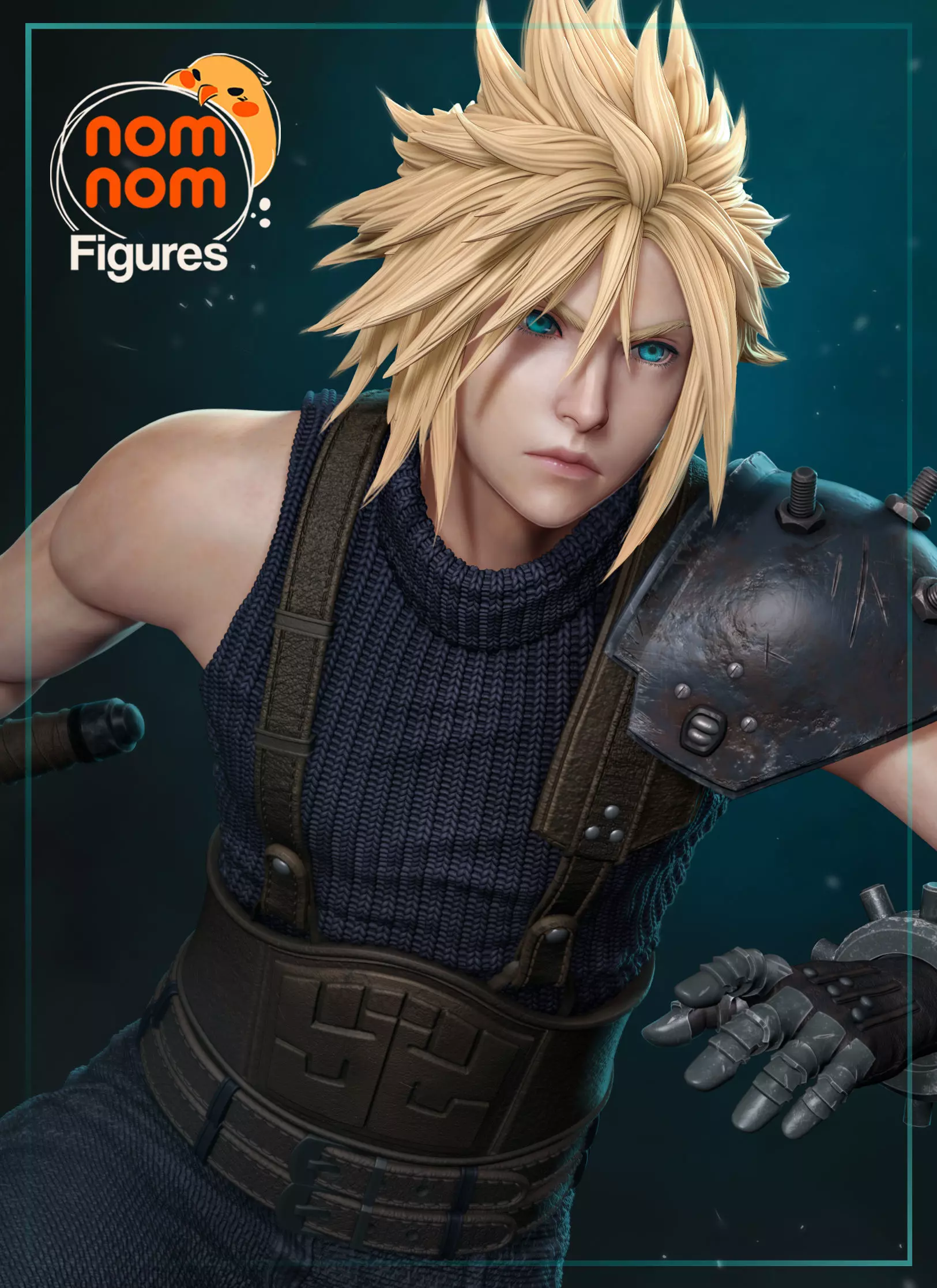 Cloud Strife- Final Fantasy VII 3D print model_0
