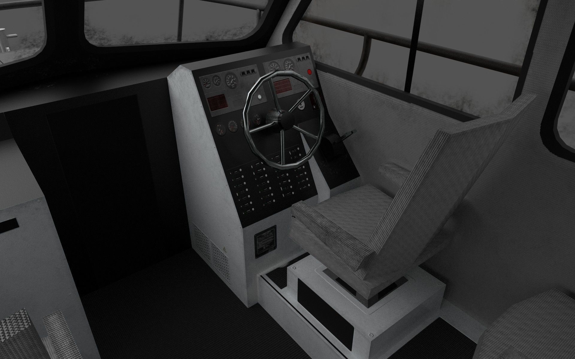 SeaArk Patrol boat  Low-poly 3D model_6