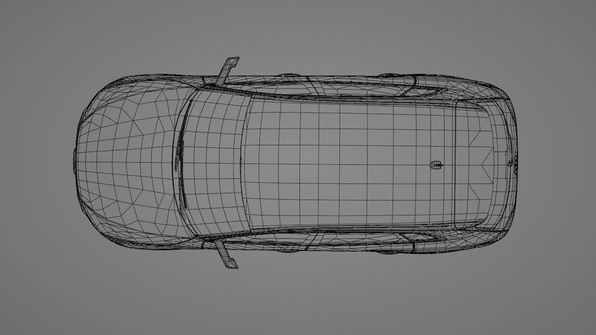 Audi E-Tron Low-poly 3D model_14