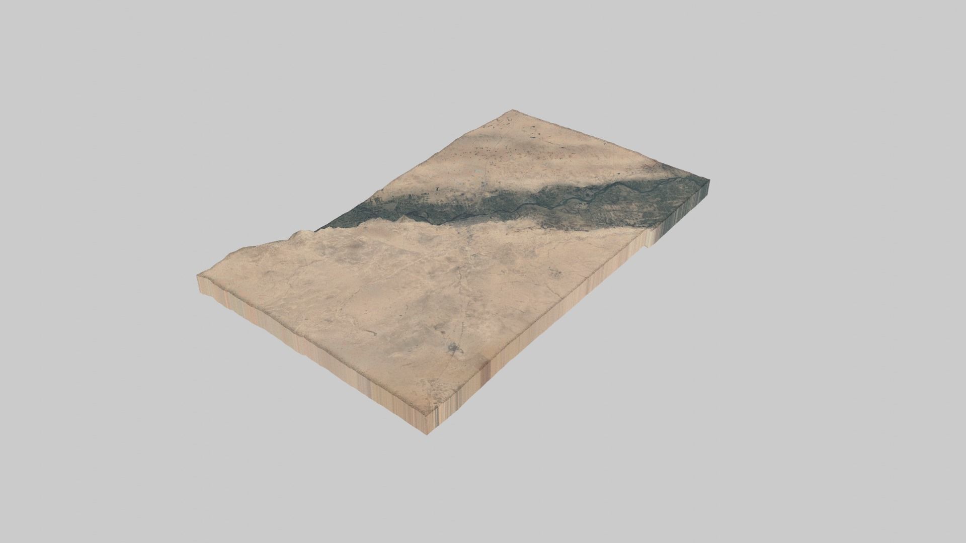 Deir El-Zor City Low-poly 3D model_6