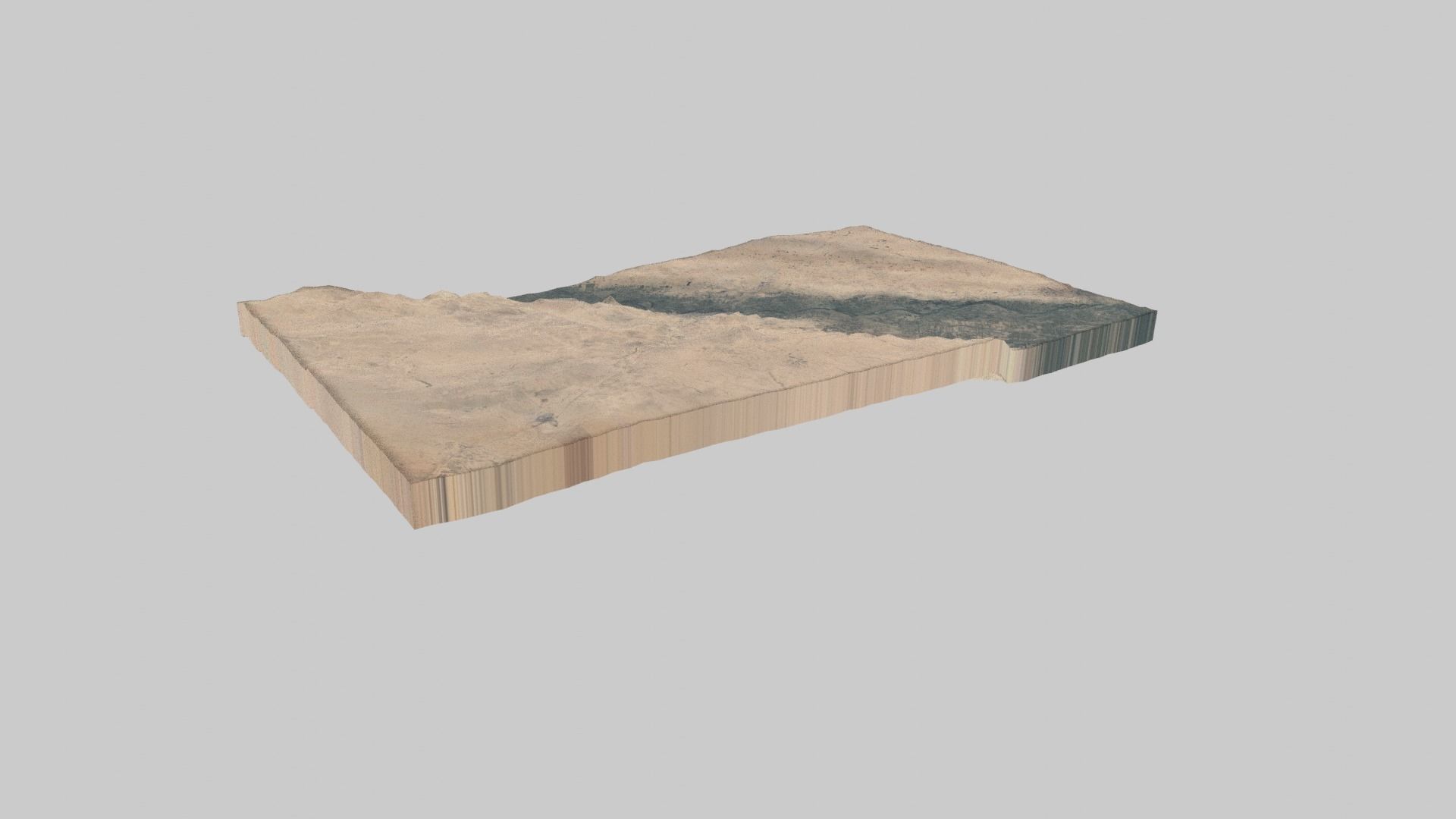 Deir El-Zor City Low-poly 3D model_2