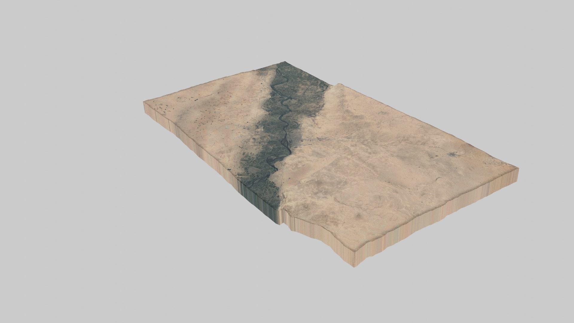 Deir El-Zor City Low-poly 3D model_5