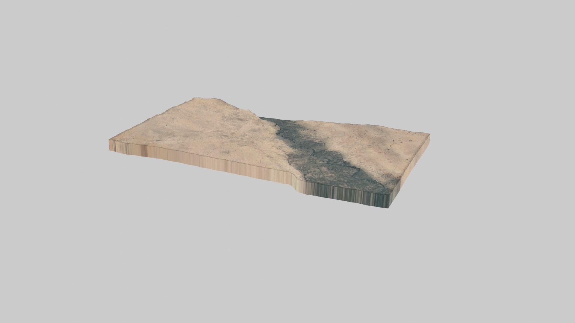 Deir El-Zor City Low-poly 3D model_3