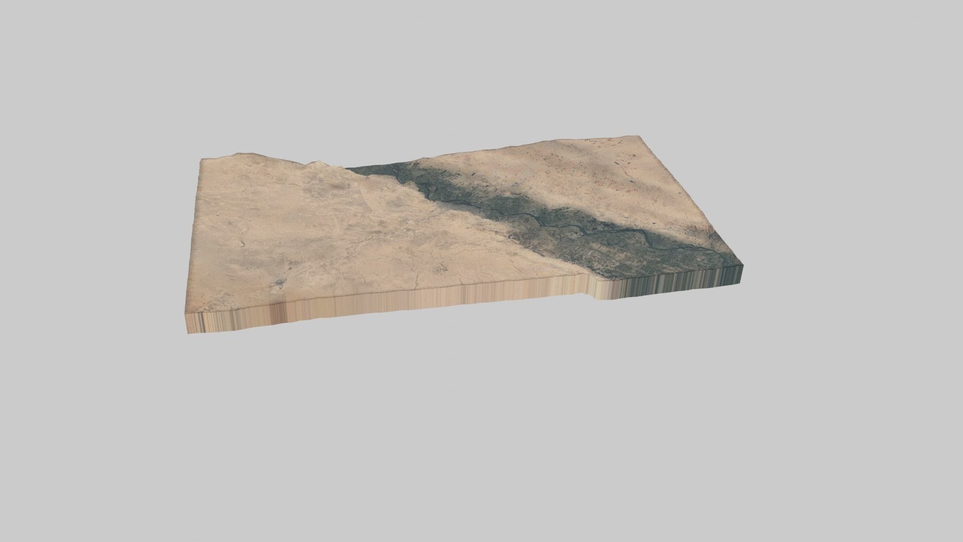 Deir El-Zor City Low-poly 3D model_7