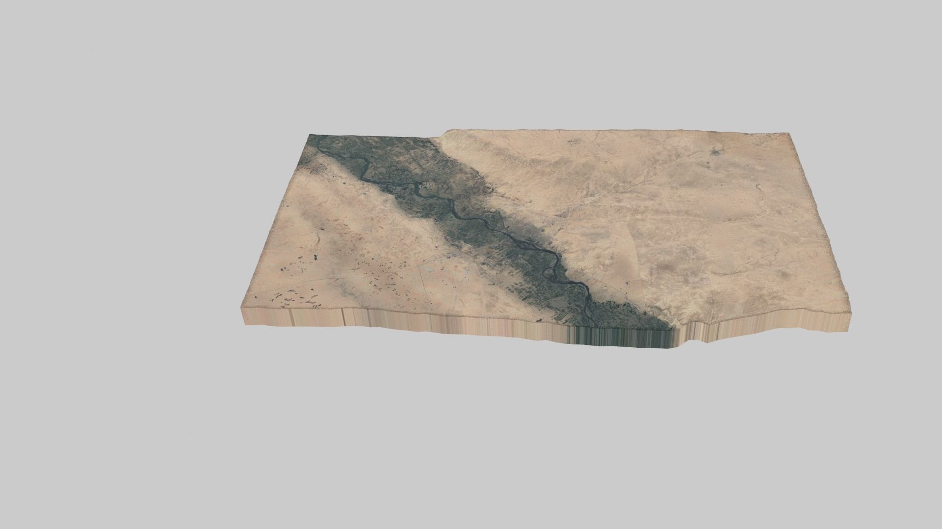 Deir El-Zor City Low-poly 3D model_4