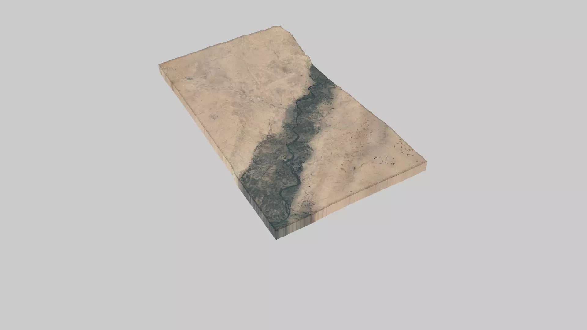 Deir El-Zor City Low-poly 3D model_0