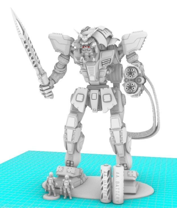 Project CG-78-2 Assault Mech 3D print model_25