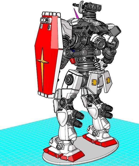 Project CG-78-2 Assault Mech 3D print model_49