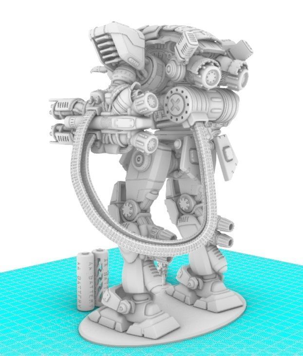 Project CG-78-2 Assault Mech 3D print model_36