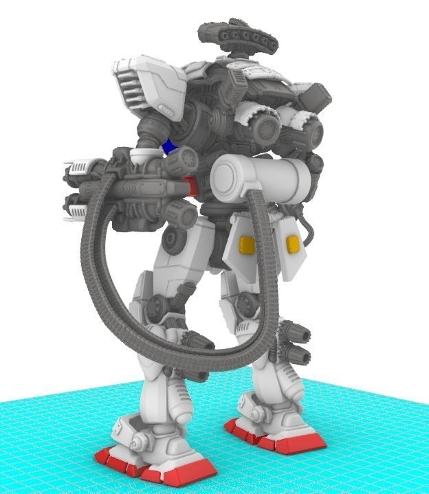Project CG-78-2 Assault Mech 3D print model_63