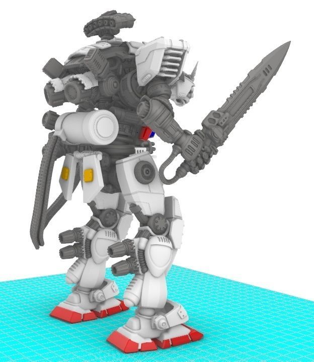 Project CG-78-2 Assault Mech 3D print model_64
