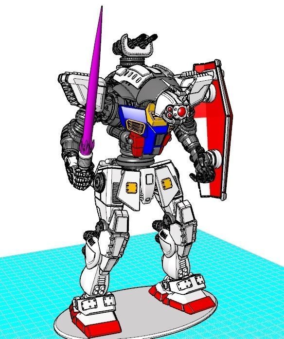 Project CG-78-2 Assault Mech 3D print model_59