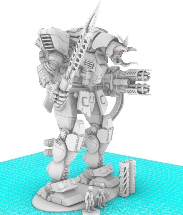 Project CG-78-2 Assault Mech 3D print model_45