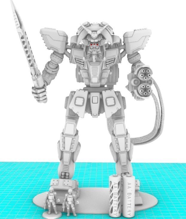 Project CG-78-2 Assault Mech 3D print model_30