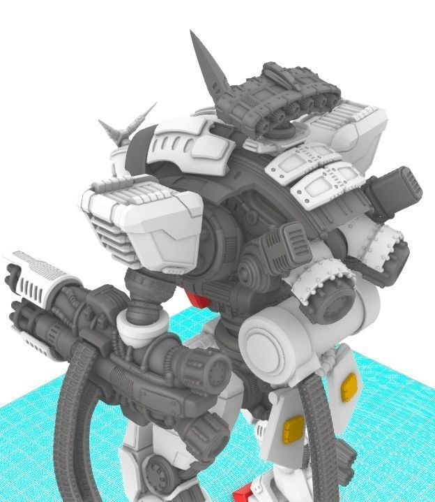 Project CG-78-2 Assault Mech 3D print model_43
