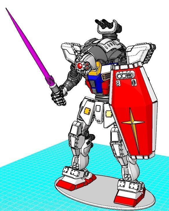 Project CG-78-2 Assault Mech 3D print model_40