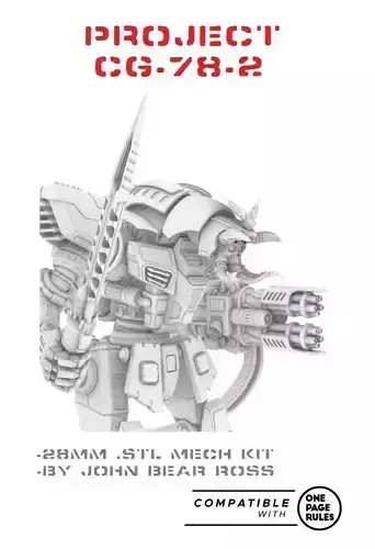 Project CG-78-2 Assault Mech 3D print model