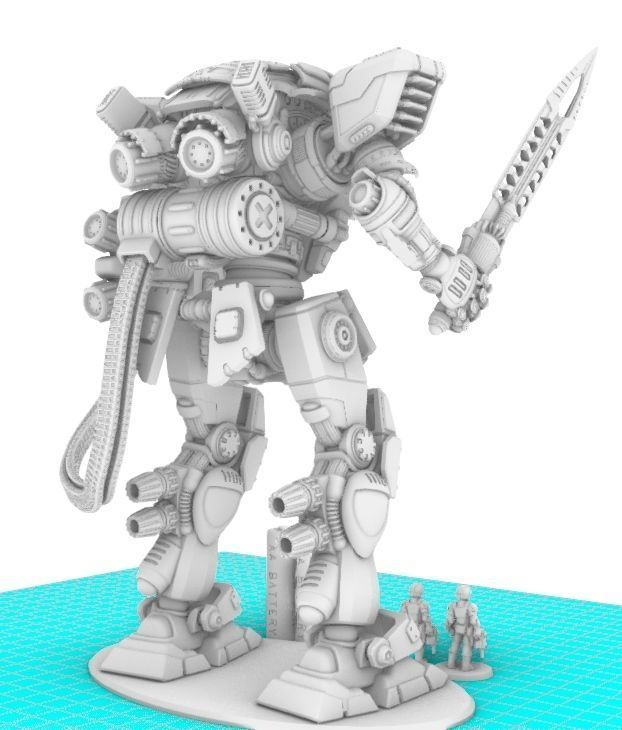 Project CG-78-2 Assault Mech 3D print model_37