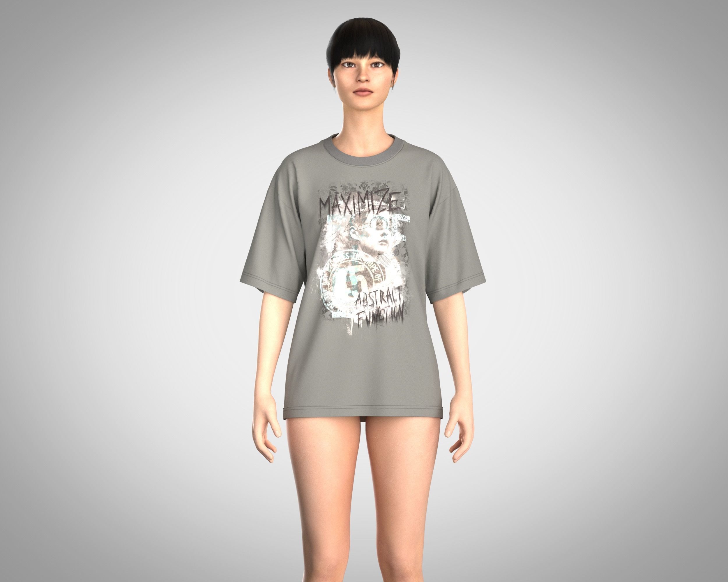 Ladies Tops-Maximize 3D model_6