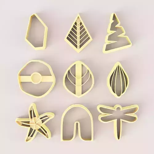 NATURAL ELEMENTS POLYMER CLAY CUTTER