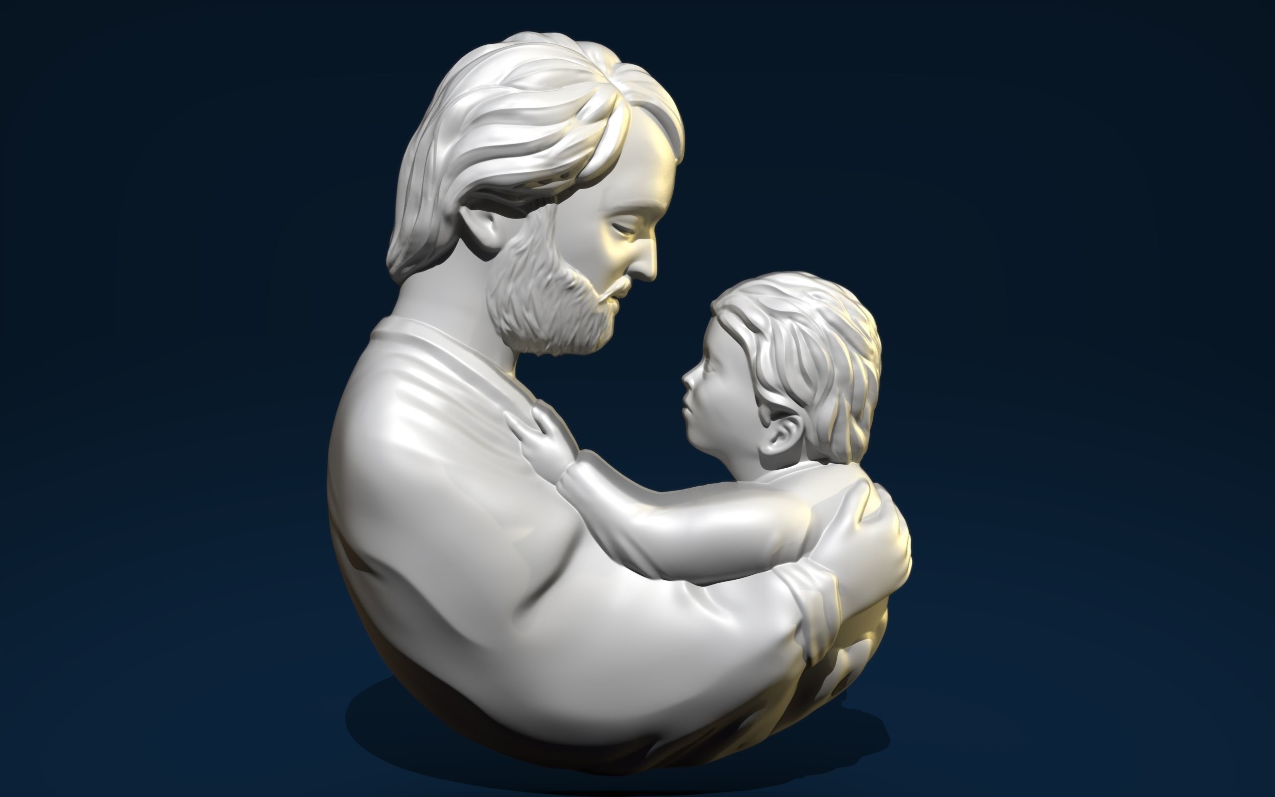 Bas-Relief Sculpture 3D print model_3