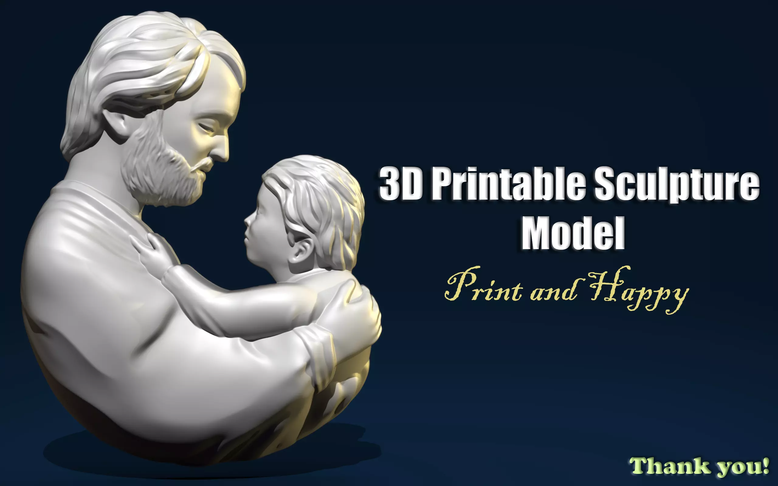 Bas-Relief Sculpture 3D print model_0