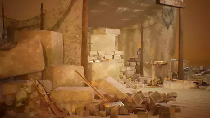 Stone Mason Shop 25 Assets