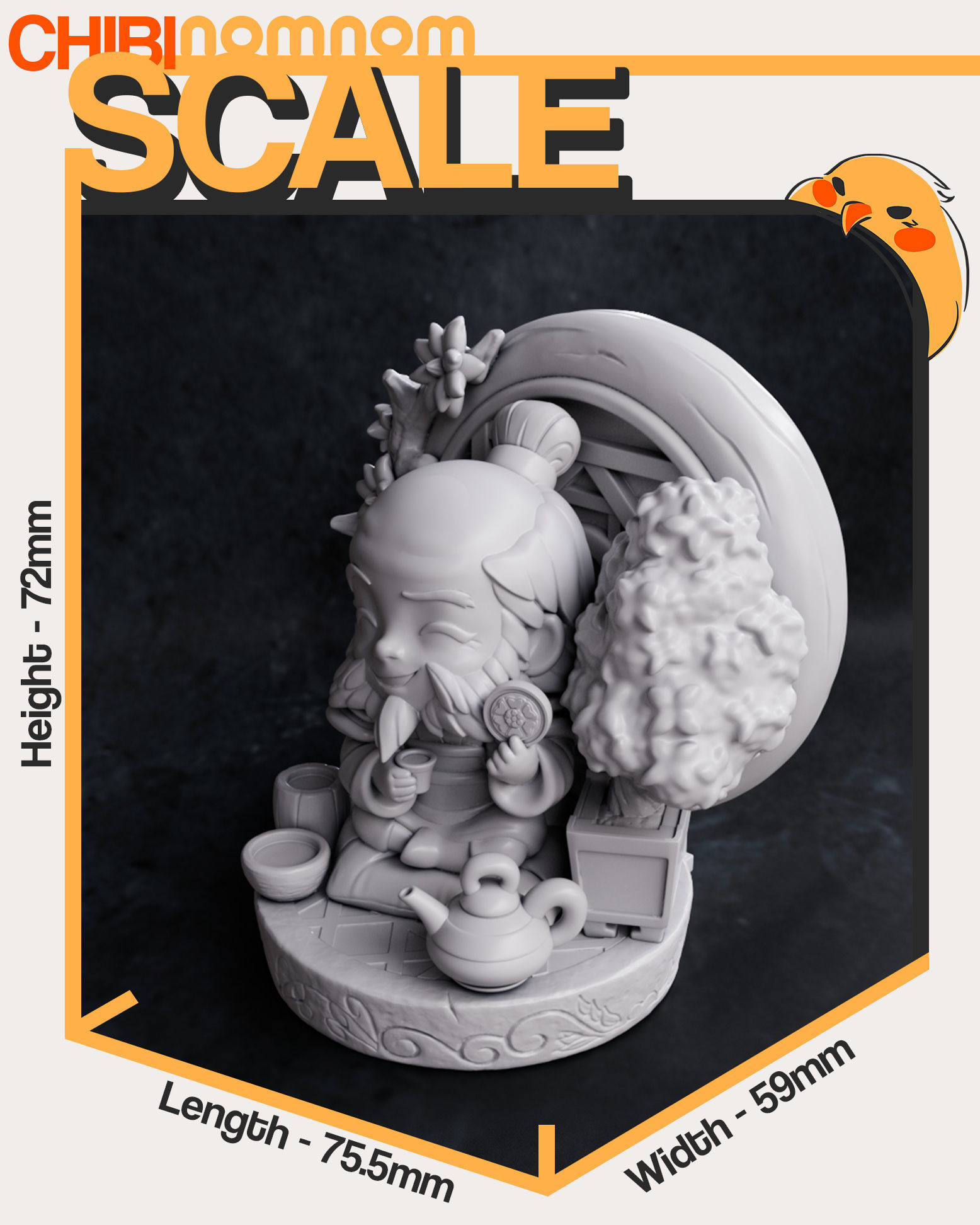 Chibi Uncle Iroh - Avatar 3D print model_2