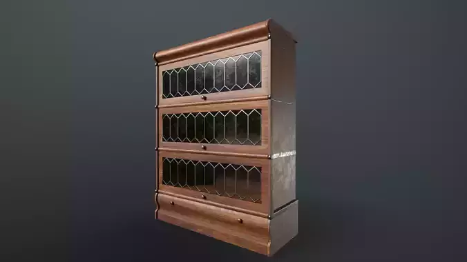 Wood Barrister Bookcase Shelf