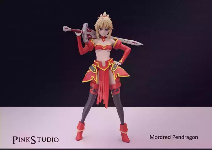 Fate Apocrypha - Mordred Pendragon 3D print model
