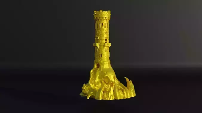 Skull Death Head DND Dice Tower - Epic Dice Tower