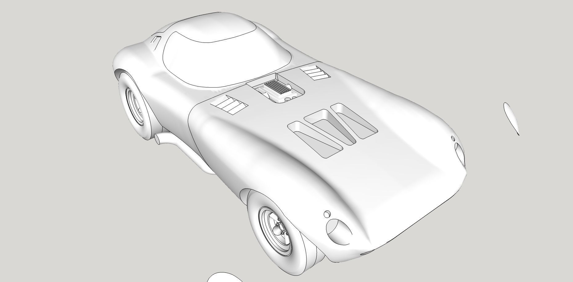Chevrolet Cheetah 1964 Printable 3D print model_8